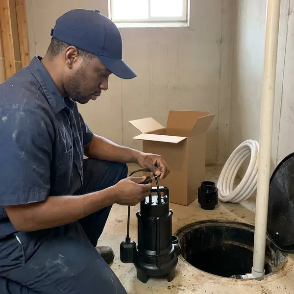 Basement Sump Pump Installation in Muncie, IN