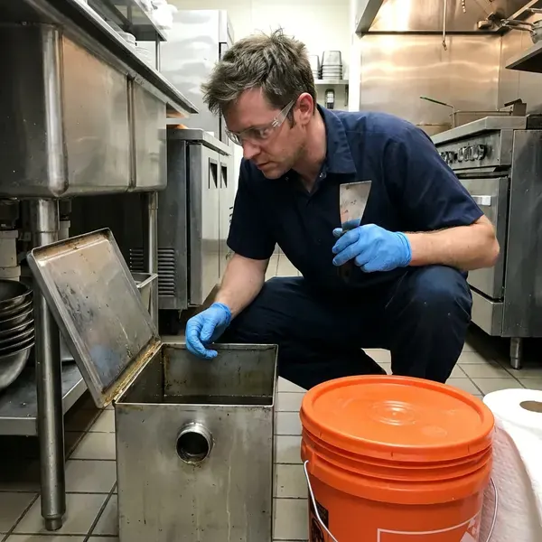 Professional grease trap repair, Fishers, IN