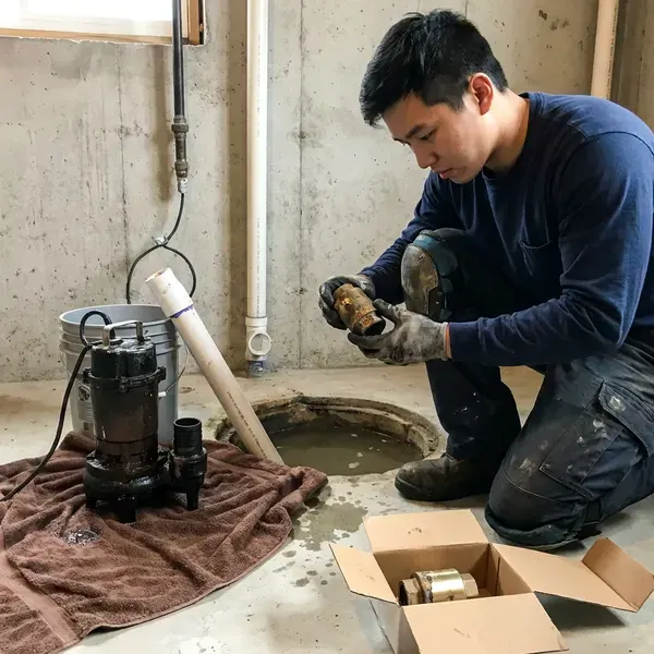 Local sump pump maintenance by JKN Plumbing, Gary, IN