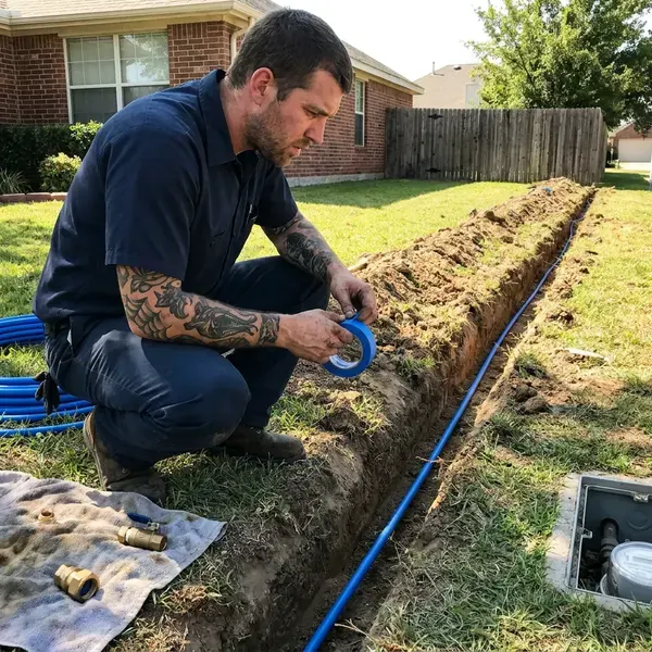Local water line replacement by JKN Plumbing, Indianapolis, IN
