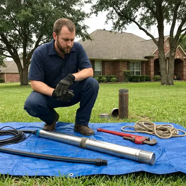 JKN Plumbing technician providing well pump repair in Indianapolis, IN